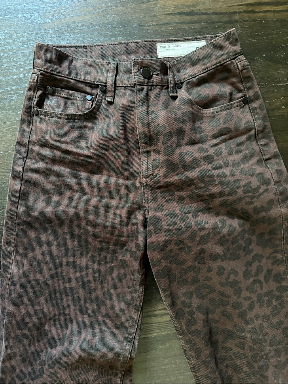 Rag & Bone Shea Jeans in leopard